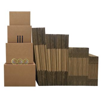 UBMOVE Economy Moving Kit #7  contains packing tape to secure boxes and 2 markers to label boxes.