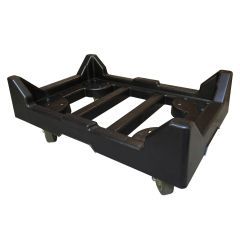 Very sturdy plastic dolly 27"x17" for transporting totes | uBoxes