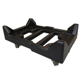Very sturdy plastic dolly 27"x17" for transporting totes | uBoxes