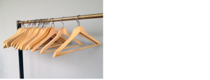Wood hangers are not good to use with wardrobe moving boxes 